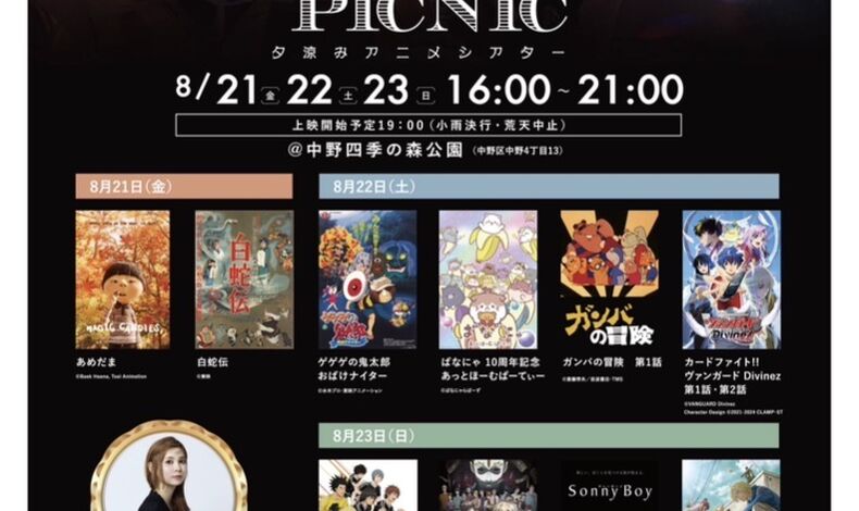 画像17362：【大道芸】中野チルナイトピクニック〜夕涼みアニメシアター〜【中野四季の森公園】【東京都中野区】イベント【Performer 聖夜】