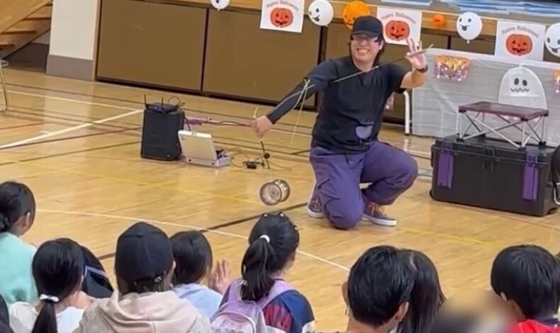 画像17478：【大道芸】ふれあいまつり【江東区某小学校】【東京都江東区】イベント【Performer 聖夜】